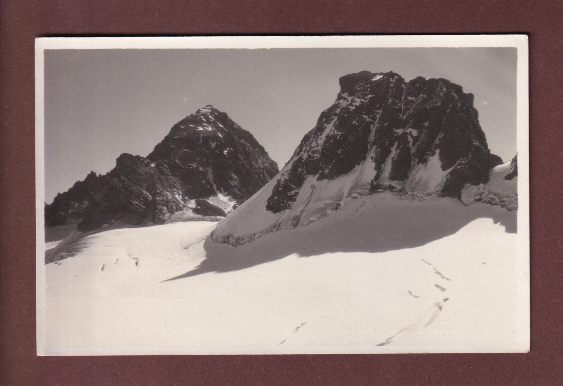 Cartoline postali: PIZ BUIN - 1930 – Usato da Pully venduto da nicecards-shop