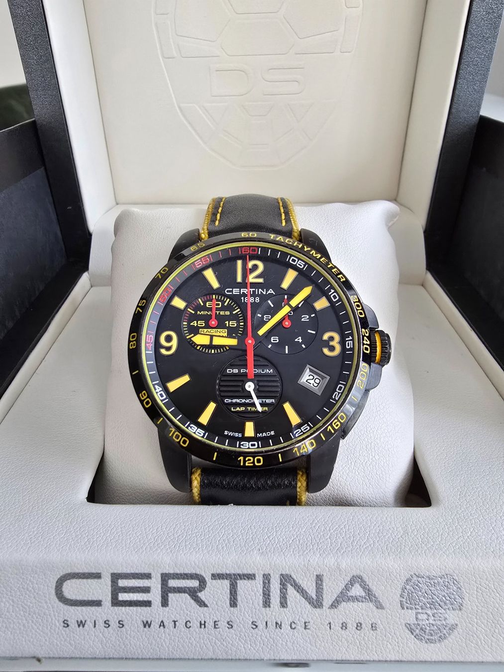 Certina Orologi: Certina DS Podium Chronograph Lap Timer COSC Racing Edition – Nuovo (secondo la descrizione) da Visp venduto da cromb