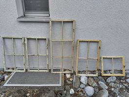 5 antike Fenster zu verkaufen