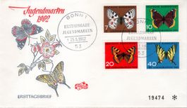 JUGENDMARKEN 1962 SERIE AUSGABETAG - JJ264