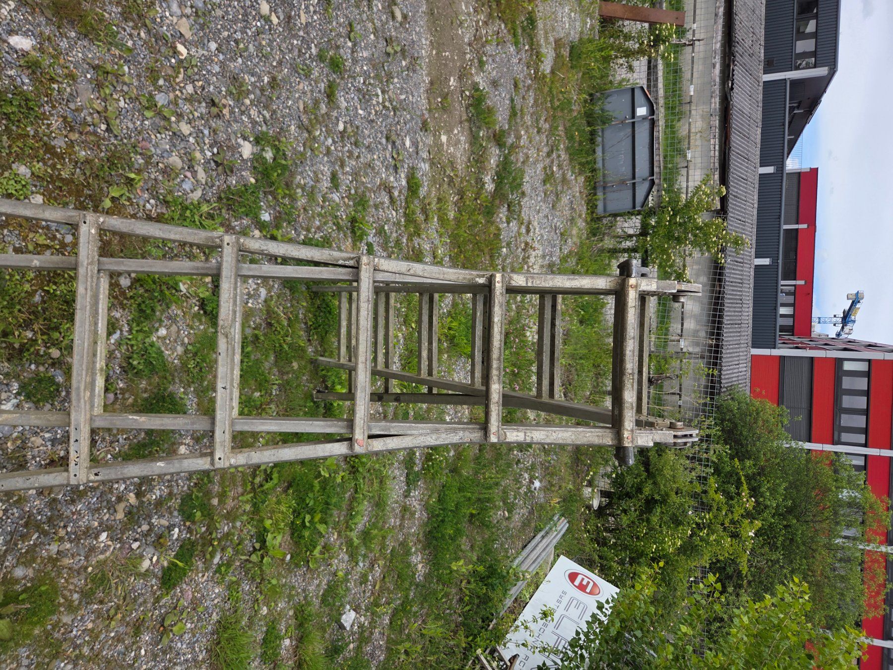 Scale: Alu Bockleiter / Stehleiter, robust – Usato da Menzingen venduto da Unterbrecher 1