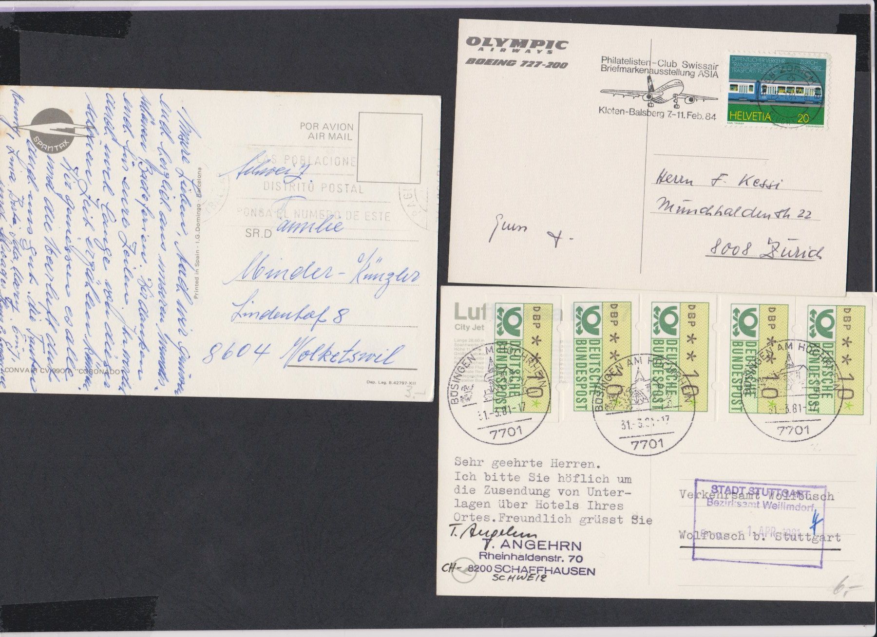 Cartoline postali: Flugzeuge   -   15 ältere Ansichtskarten – Usato da Vitznau venduto da Ropaku 7
