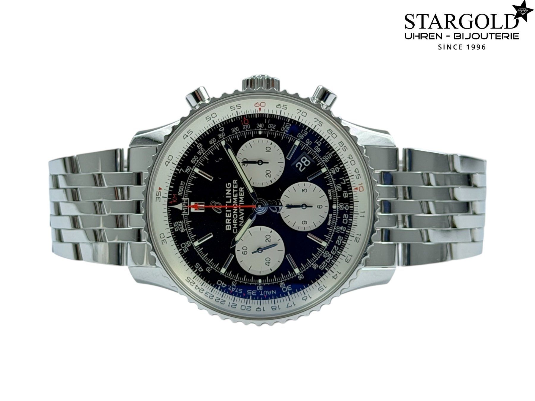 Breitling Orologi: Breitling Navitimer B01 Chronograph 43 - AB0121211B1A1 – Usato da Zürich venduto da Stargold-Uhren 4