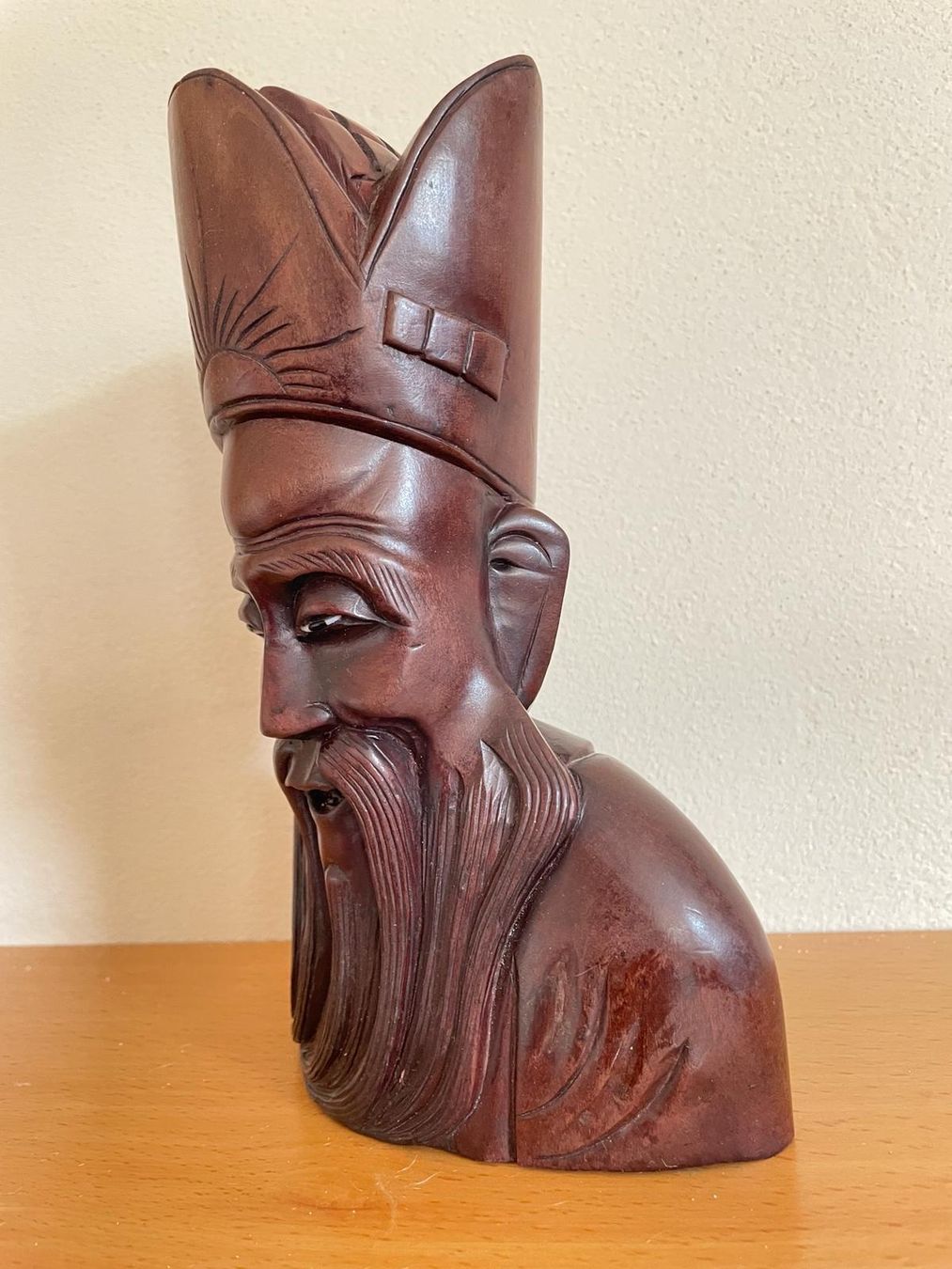 Sculture & Statue: Geschnitzte Holzbüste aus Asien – Usato da Schwerzenbach venduto da Tamama 4