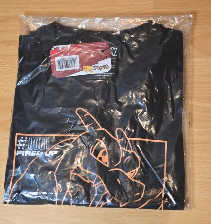 Neues Glurak Pokémon T-Shirt, Grösse M, Schwarz🔥 Top!