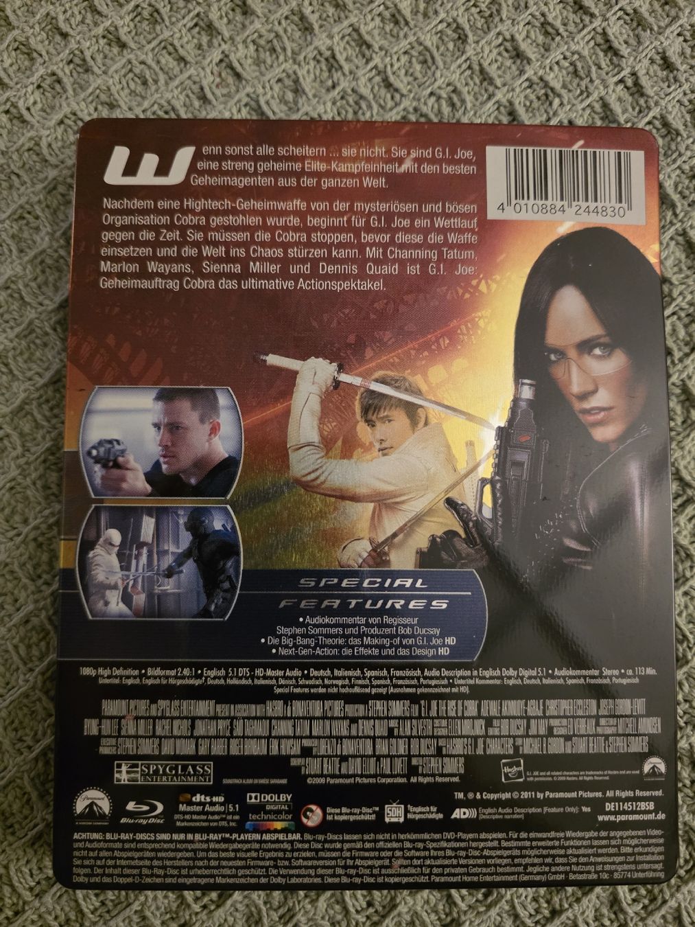 Tutti i DVDs: G.I. Joe - Steelbook  - Blu-ray – Usato da Ellikon a d Thur venduto da razzorblog 1