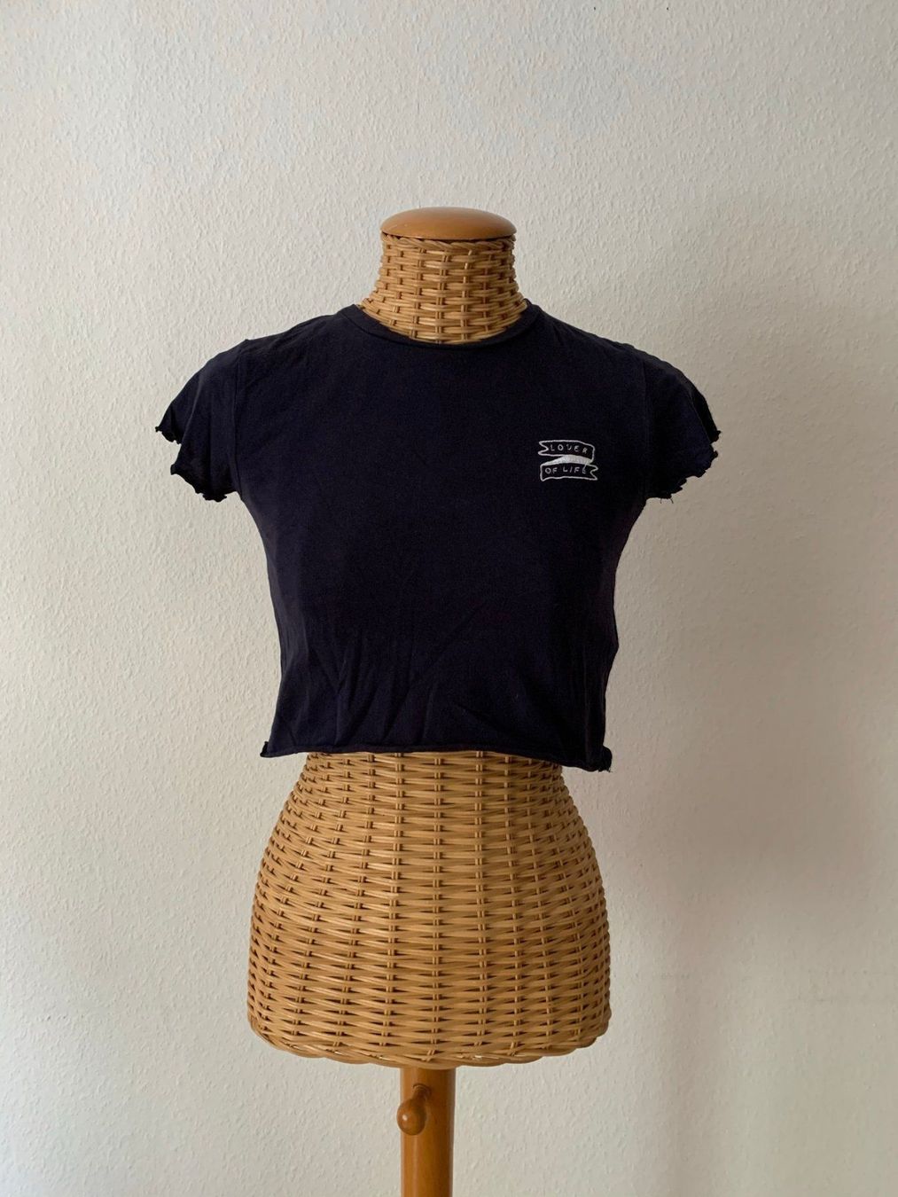 T-shirt: PULL & BEAR - cropped T-Shirt blau XS – Usato da Zürich venduto da Diazaio