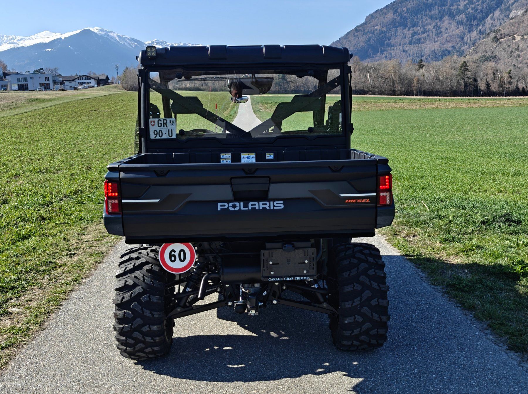 Polaris ATVs / Quads: Polaris Ranger Deluxe Diesel – Neu (gemäss Beschreibung) aus Trimmis von 0004 3