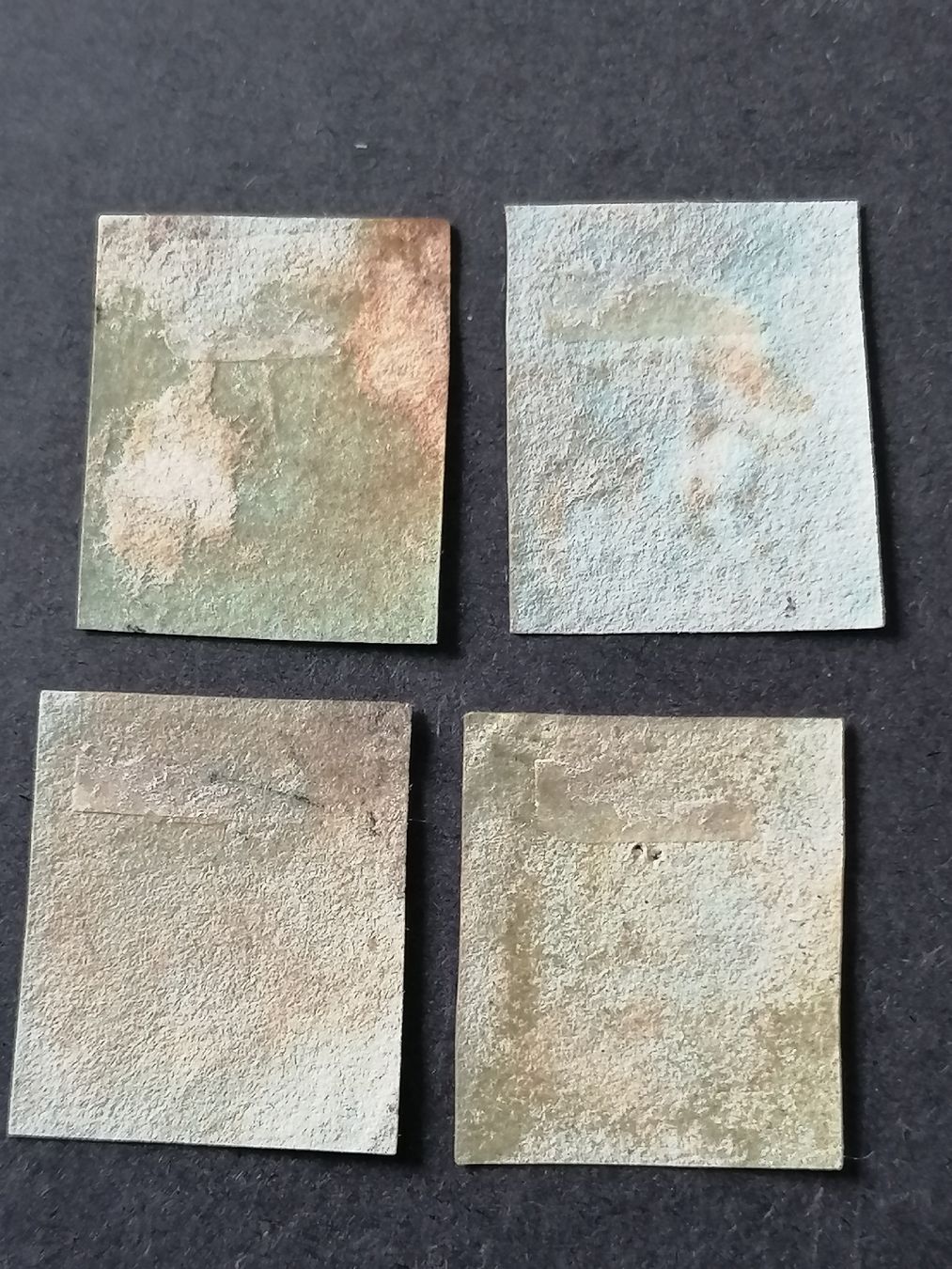 Tous les timbres: 4mal One Penny red 1841  – D'occasion à Happerswil par tschergi 1