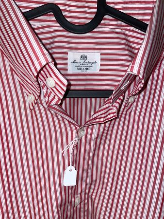 Maria Santangelo Napoli Button Down Hemd Gr. 43 NEU