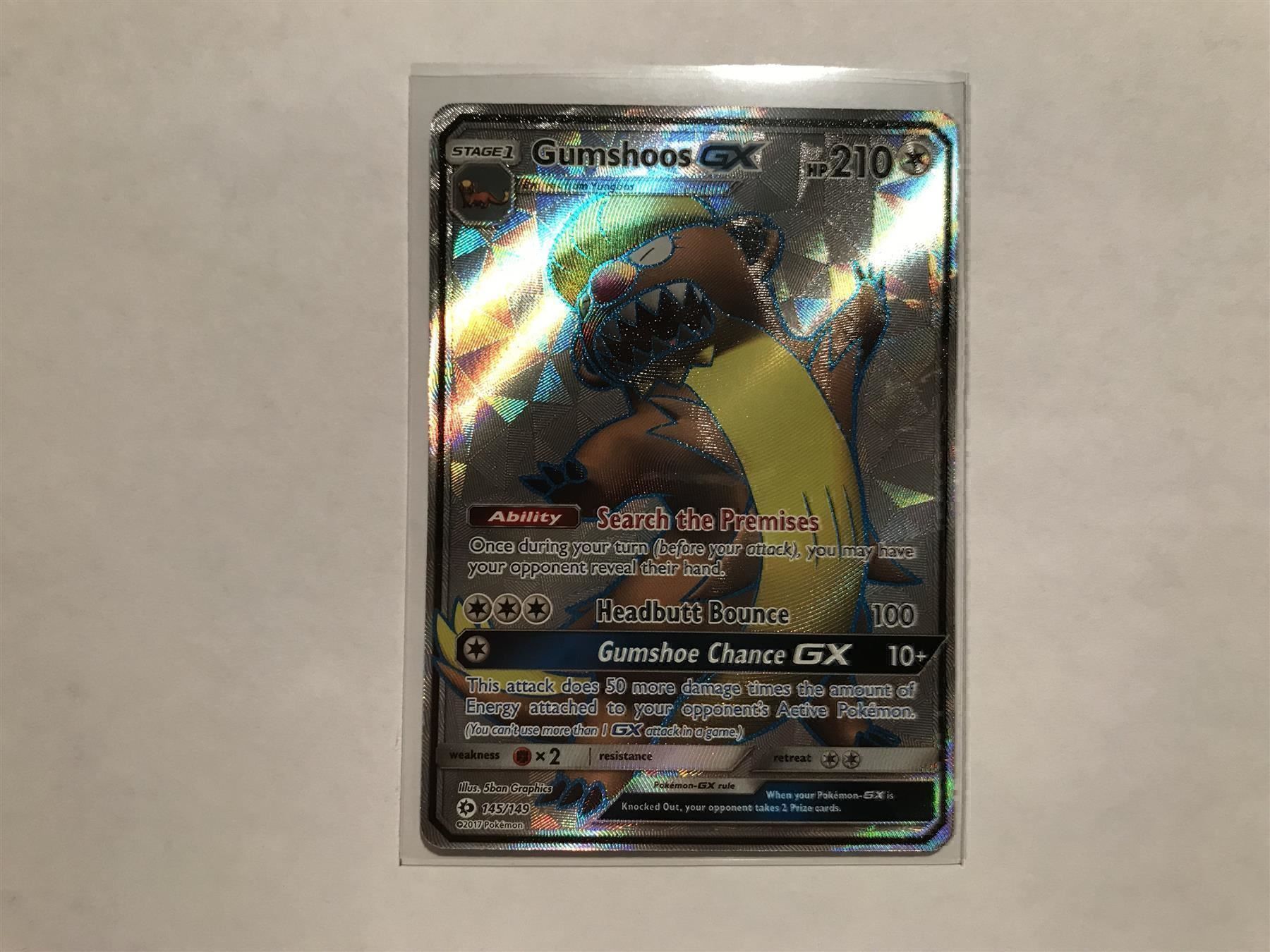 Pokémon Carte collezionabili: Gumshoos GX FA – Nuovo (secondo la descrizione) da Hagendorn venduto da Pokecollectorch