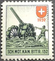 Soldatenmarken 2.WK, Schw Mot Kan Bttr 132, grün, Wi Art 303