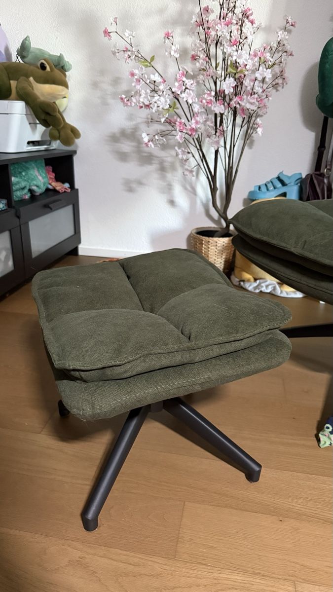 Poltrone: Sessel mit Hocker dunkelgrün, Relaxsessel – Nuovo (secondo la descrizione) da Suhr venduto da smoljacy 3