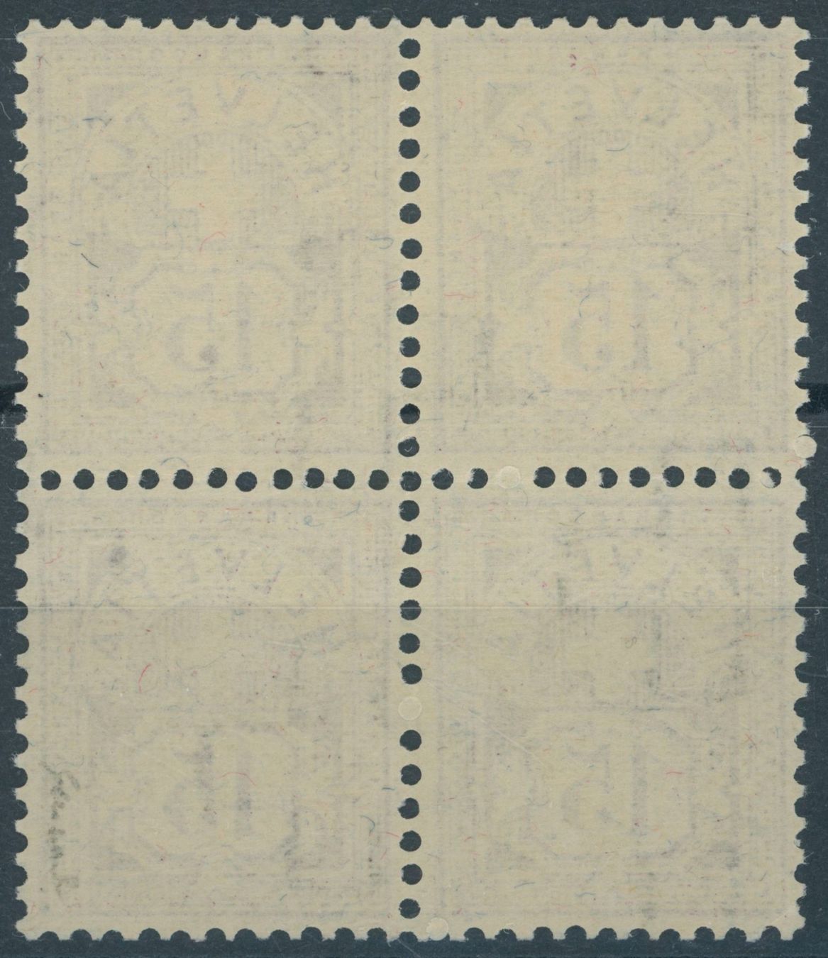 Tous les timbres: 1906 - Wertziffer - Viererblock - postfrisch ** – Neuf (Voir description) à Schindellegi par leecollect 1