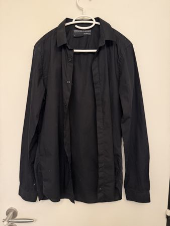 The Kooples chemise noire homme M – Fitted – 100 % coton
