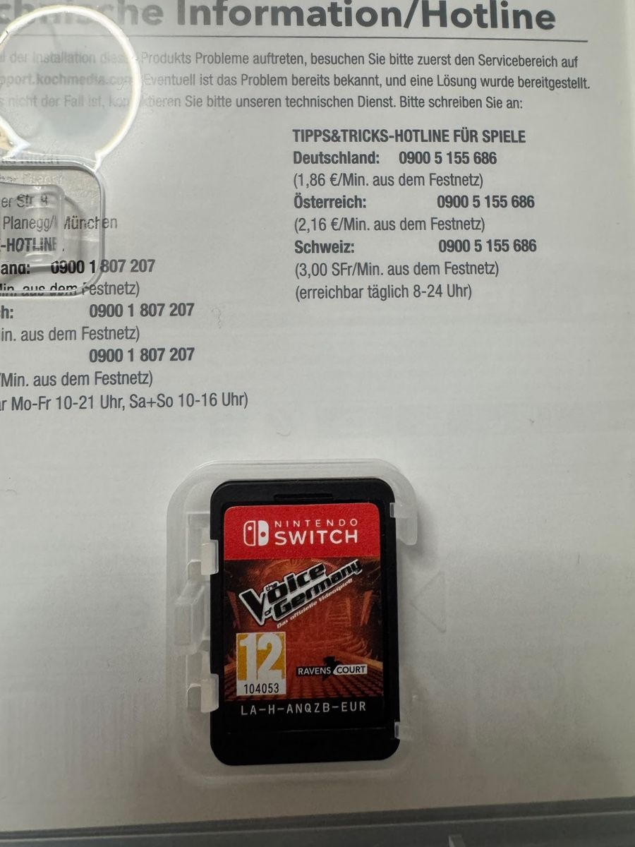 Nintendo Mikrofone: Nintendo Switch Spiele + Mikrofone – Gebraucht aus Rothenburg von schmuckkeramik 4