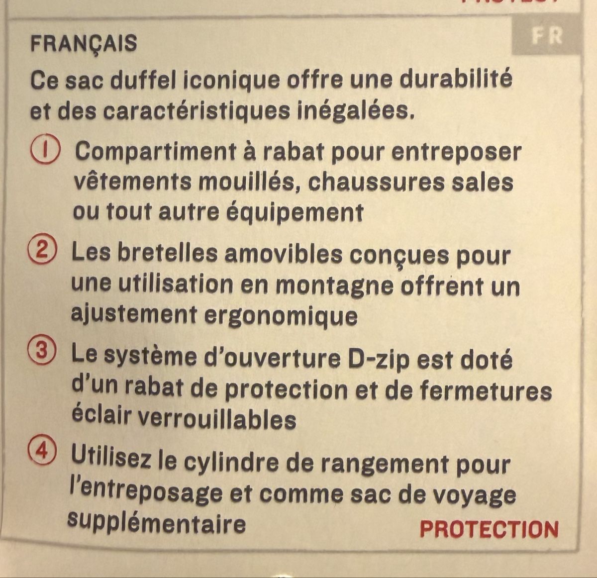 North Face Zaini: Sac base Duffel   North Face 95l  – Nuovo e nell'imballaggio originale da Genève venduto da flocon06 5