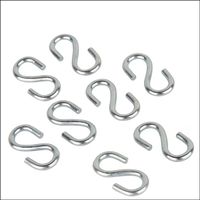 8 Stk. S-Haken verzinkt 3 x 30 mm. Kostenfreie Zustellung!