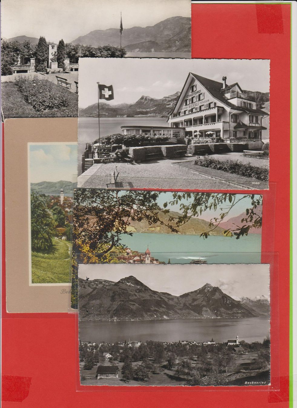 Cartoline postali: Beckenried  -  12 alte Ansichtskarten ab 1902 – Usato da Vitznau venduto da Ropaku 4