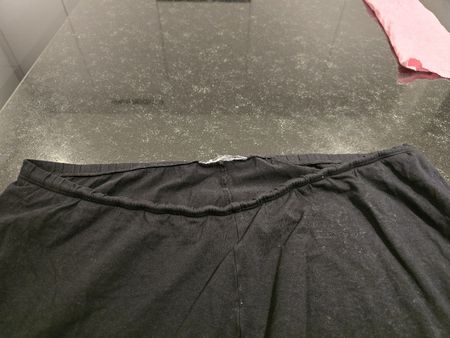 Schwarze legings