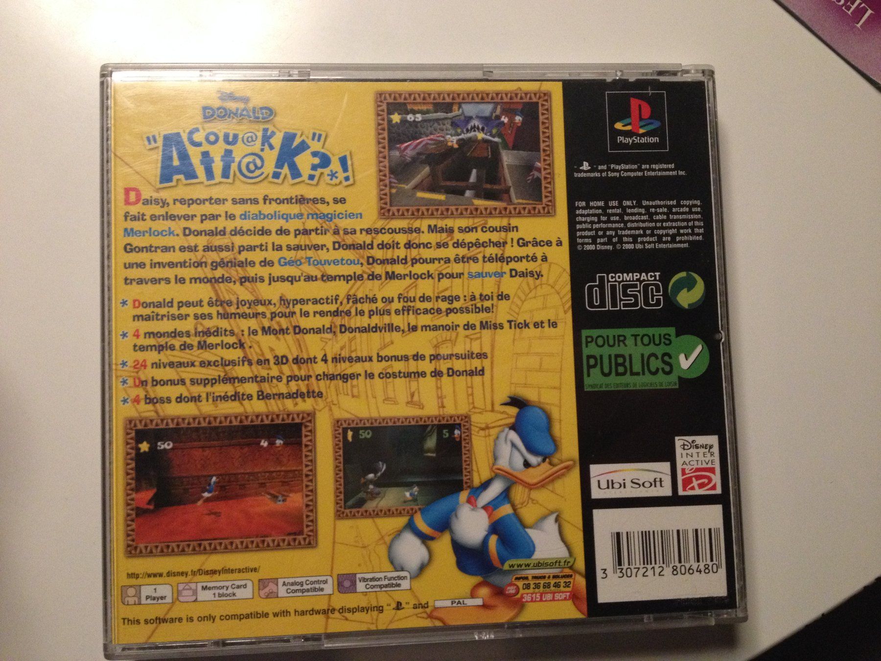 Giochi: game - Donald couak attack ps1 – Usato da Vuiteboeuf venduto da broticaire 3