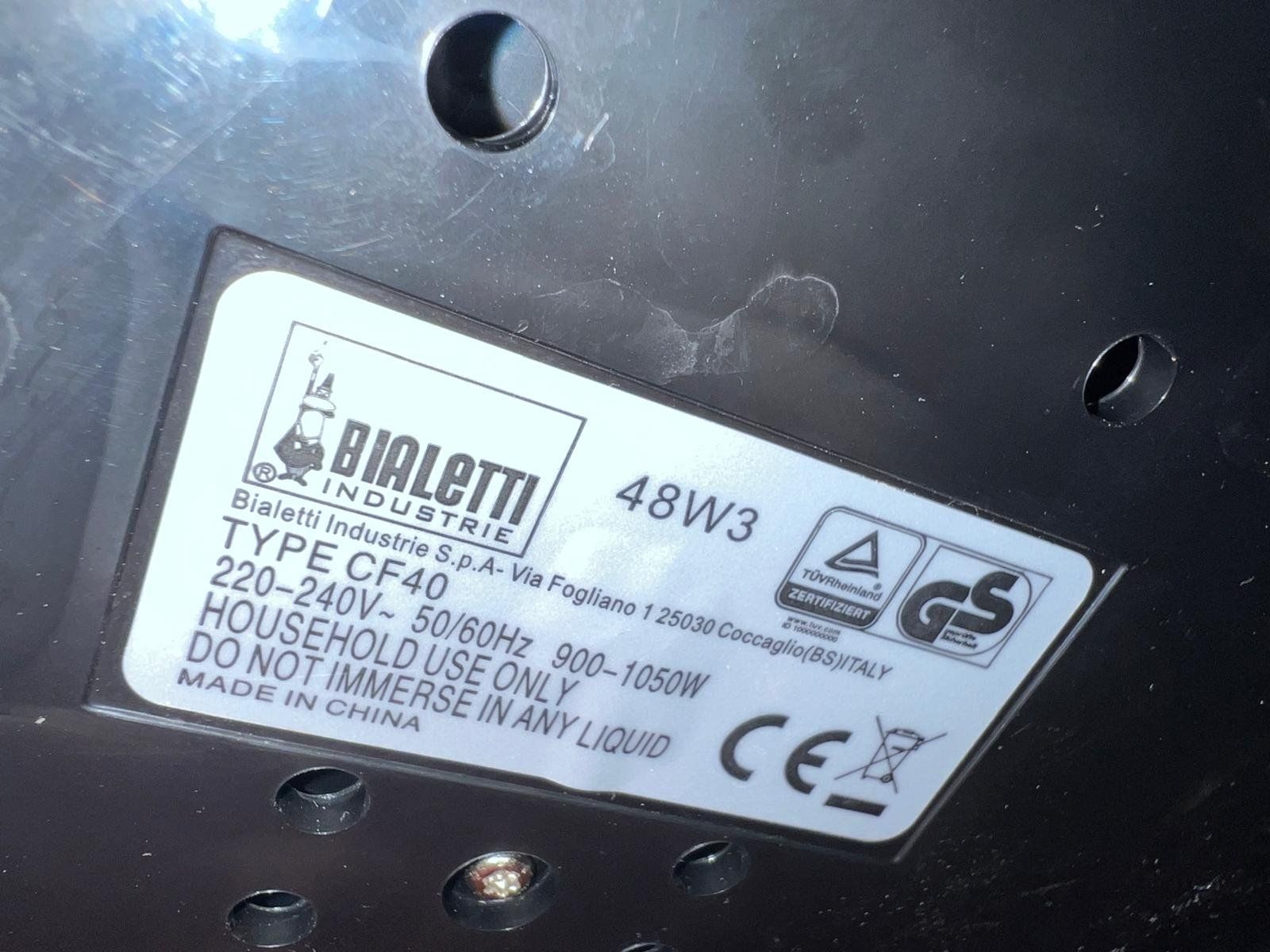 Bialetti Macchine per caffè & Macchine per espresso: Espresso Kaffeemaschine Bialetti CF40 – Usato da Thörishaus venduto da zimtfein 3