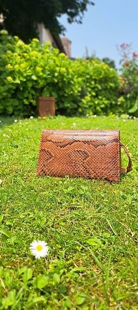 Schlangenledertasche