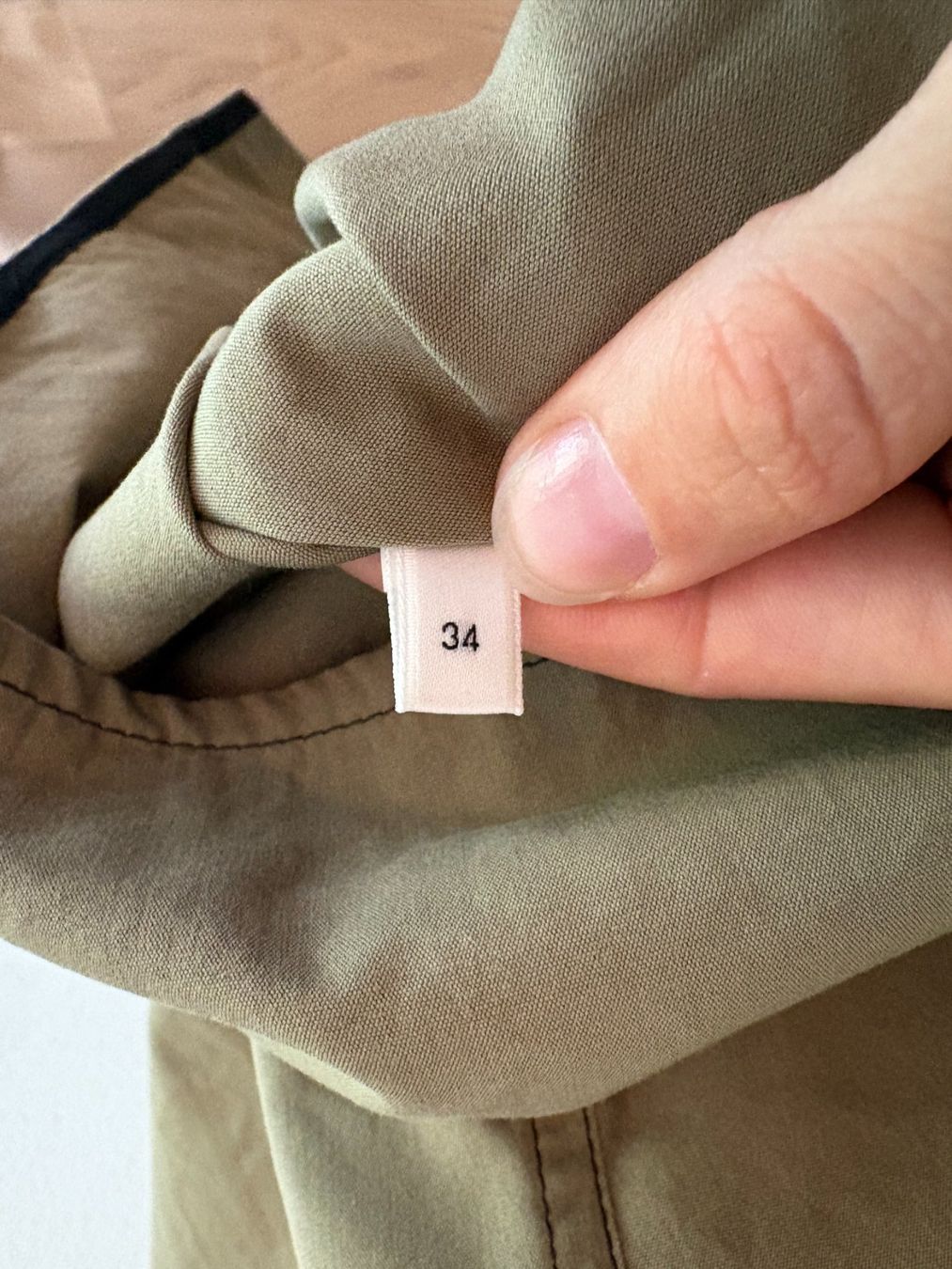 Jil Sander Camicette: JIL SANDER BLUSE KHAKI GR. 34 – Usato da Zürich venduto da jonny_s 4