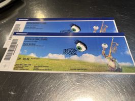 Deux billets chant du gros 2026 pour samedi 05.09 soir