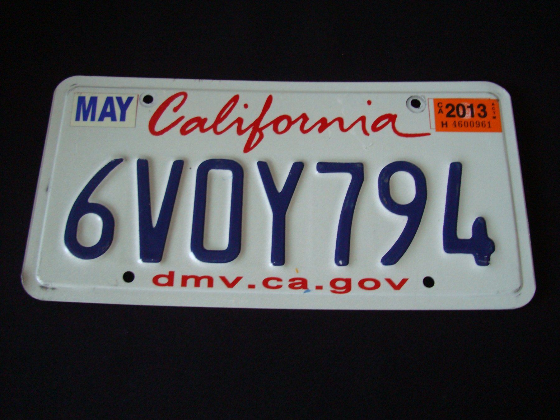 Ecriteaux: CALIFORNIA 6VOY794 – D'occasion à Scherz par 5246