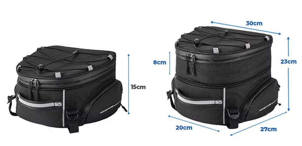 Borse: 18L Wasserdichte Motorrad-Sitztasche – Nuovo e nell'imballaggio originale da Châtelaine venduto da topshop.switzerland 6