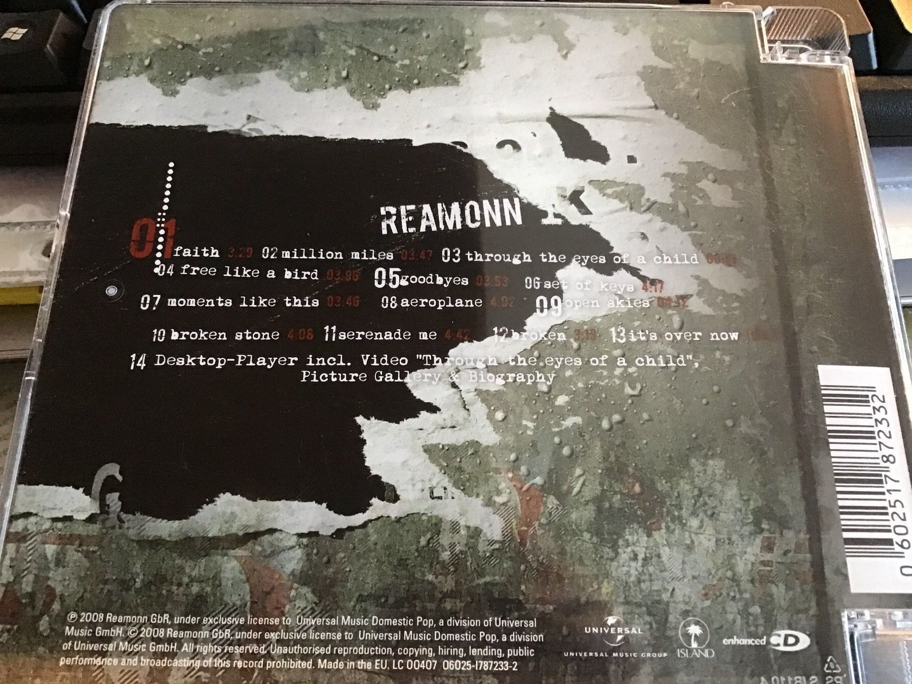 CD: REAMONN – Usato da Thierachern venduto da sweden08 1