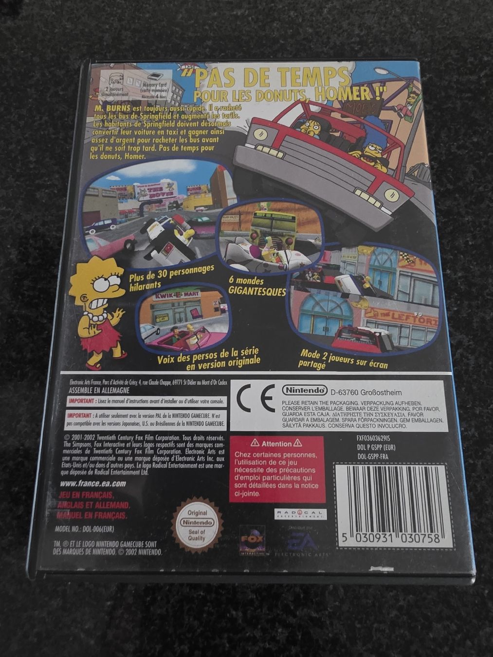 Spiele: Simpsons Road Rage Gamecube – Gebraucht aus Chavornay von Crash37 1