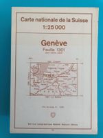 1301 Genève🌞1:25'000 Landeskarte der Schweiz