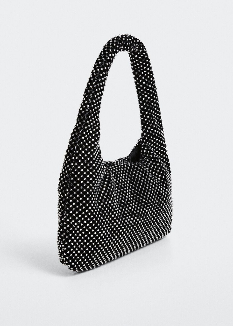 Mango Borse da donna: Mango Glamouröse Partytasche mit Strass schwarz – Usato da Erlinsbach SO venduto da ULIKH 4