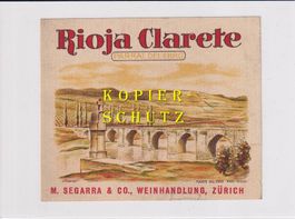 Etikette - Rioja Clarete (Parral del Ebro) /bd
