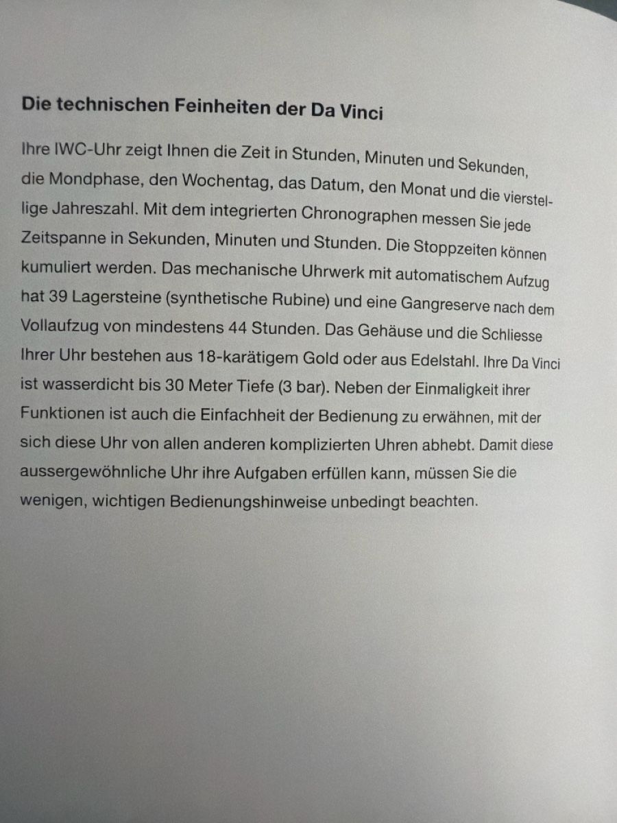 IWC Orologi: Legendäre IWC DA VINCI Ewiger Kalender – Usato da Bern venduto da Nickfabian 9