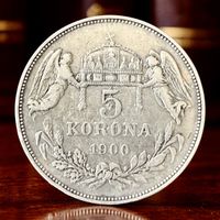 K. und K. 5 Kronen Ungarn 1900