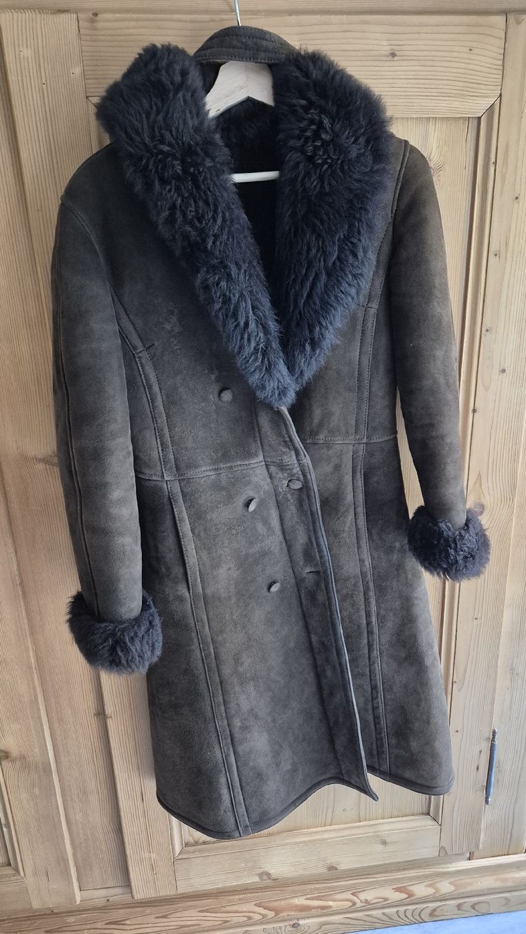 Cappotti: Vintage Mantel Fell/Leder – Usato da Zürich venduto da Knauelrockerin