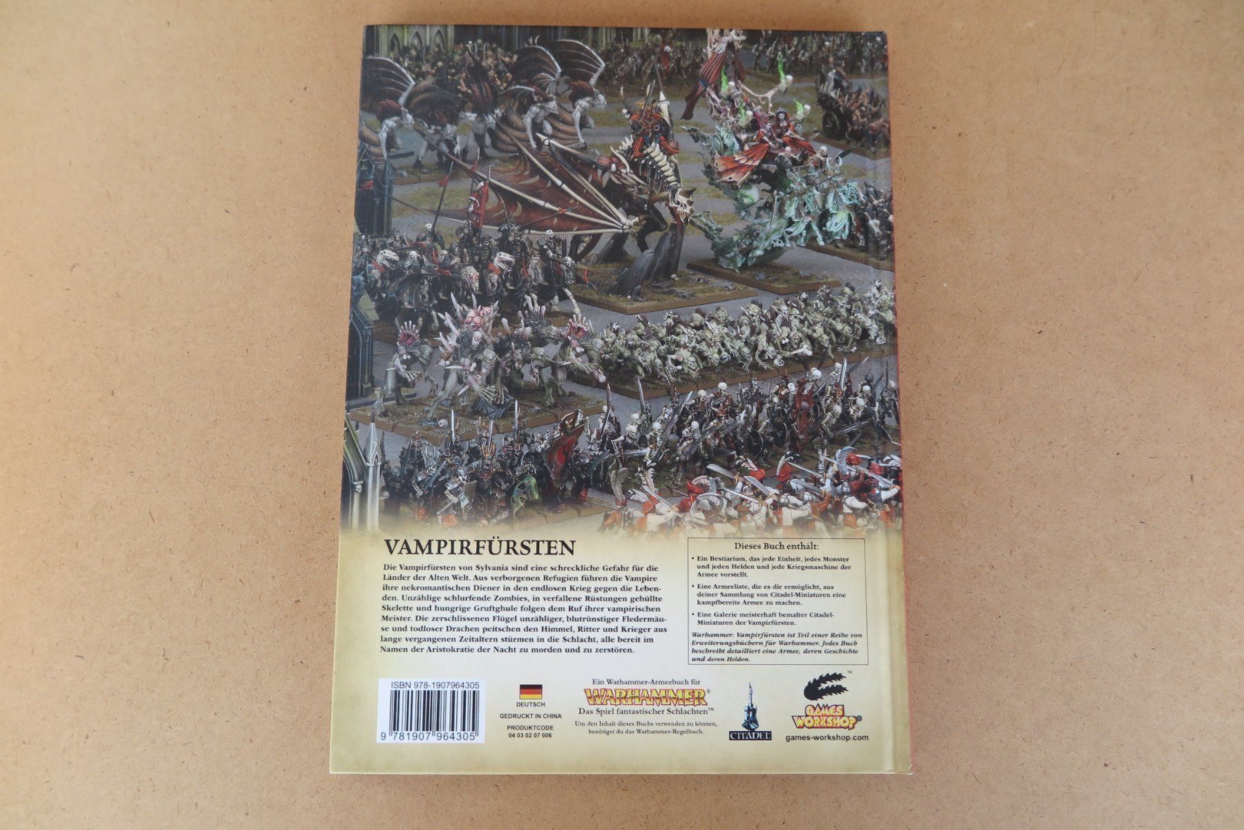 Bücher: Warhammer - Armeebuch Vampirfürsten - 8. Edition – Neu (gemäss Beschreibung) aus Biberstein von Lou13lou 1