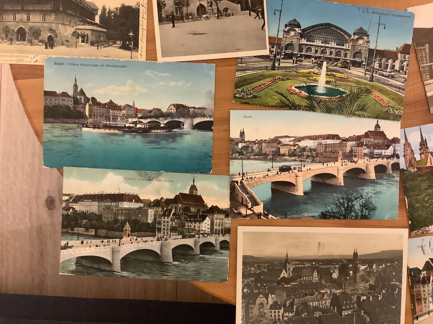 Cartoline postali: 29 gelaufene Ansichtskarten, viel Basel, ab 1904 – Usato da St. Gallen venduto da herbrig2 3