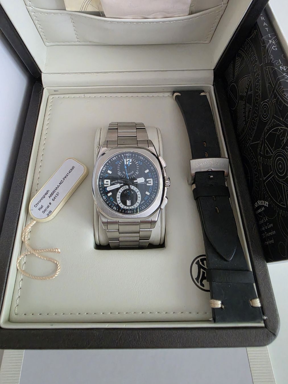 Swiss Uhren: armband Nicolet Automatic Chronograph Swiss Made  – Gebraucht aus Basel von Afghan1234 6