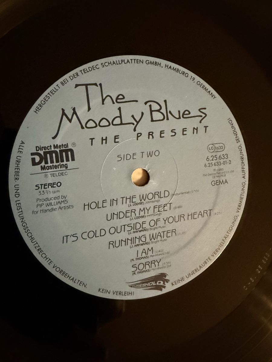 Dischi in vinile: The Moody Blues - The Present, DMM, Schallplatte – Usato da Goldach venduto da Messerguru 7