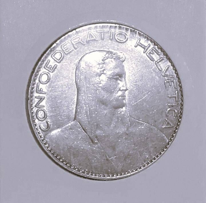 Tutti le monete: 5 Franken 1922 Silber – Usato da Gommiswald venduto da Malediven2025 1