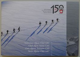 2013, Briefmarken-Heft 150 Jahre Schweizer Alpen-Club SAC.
