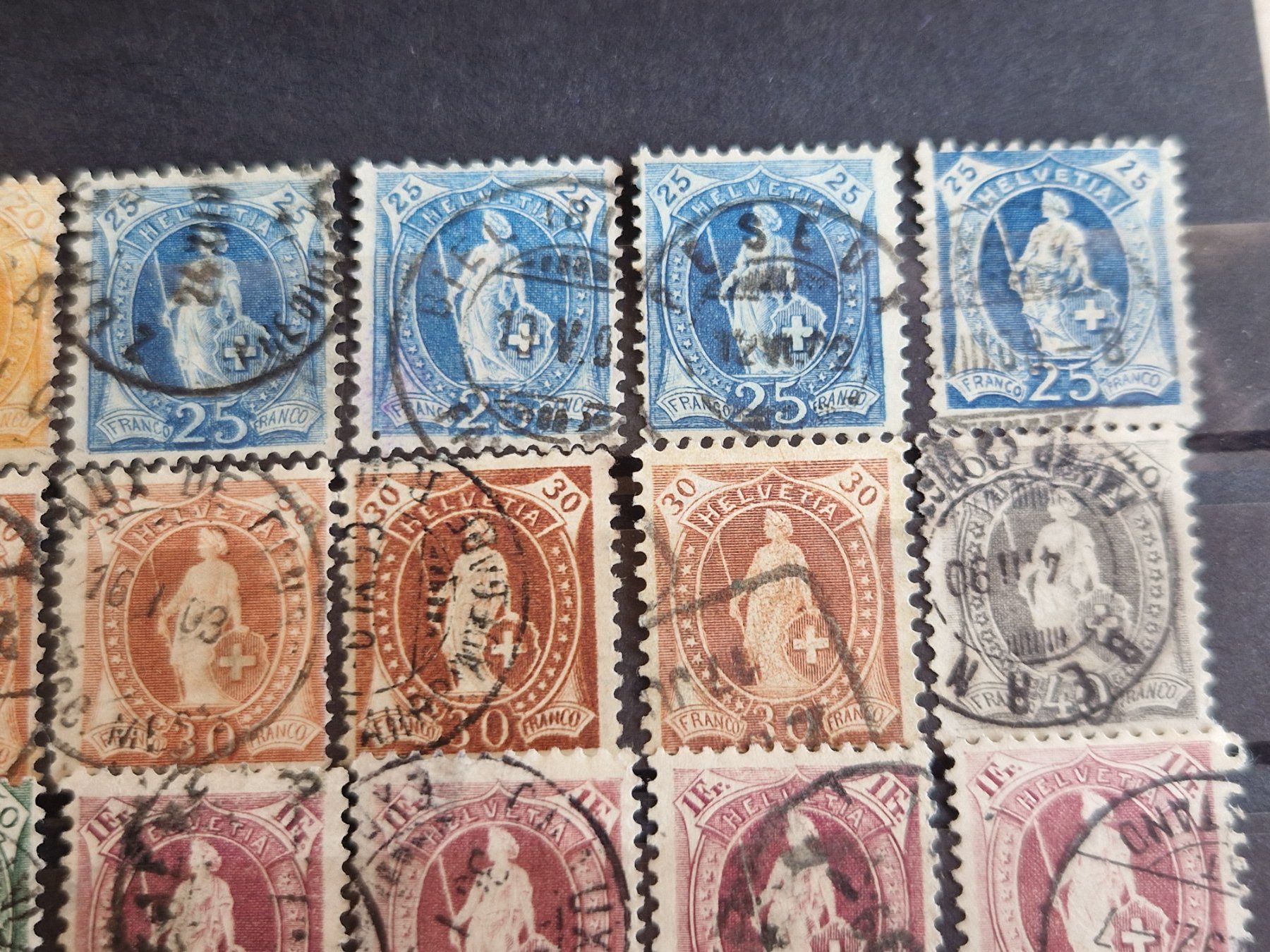 Tutti i francobolli: Ansammlung Stehende, nicht bestimmt, ab 1.- – Usato da Burgdorf venduto da Glossy01 3