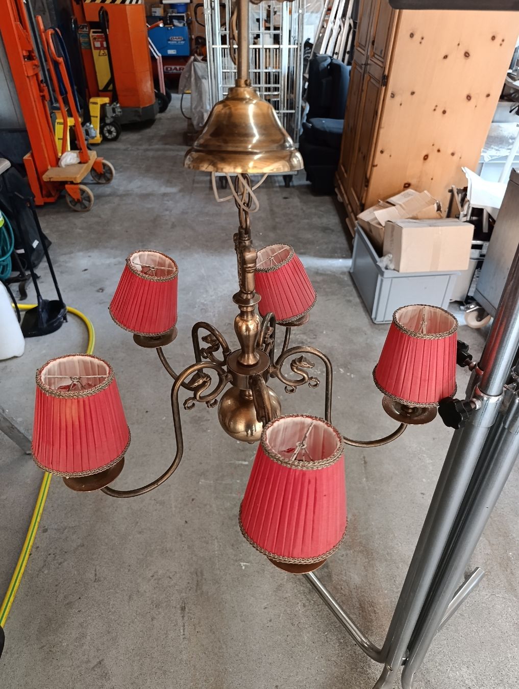Lampadari & plafoniere: Laternen-Leuchter fünfarmig – Usato da Horriwil venduto da humlebumle 1