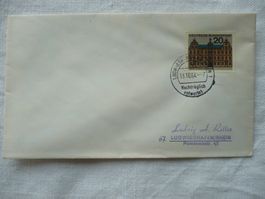 D / Ludwigshafen 1964 Stempel "Nachträglich entwertet"