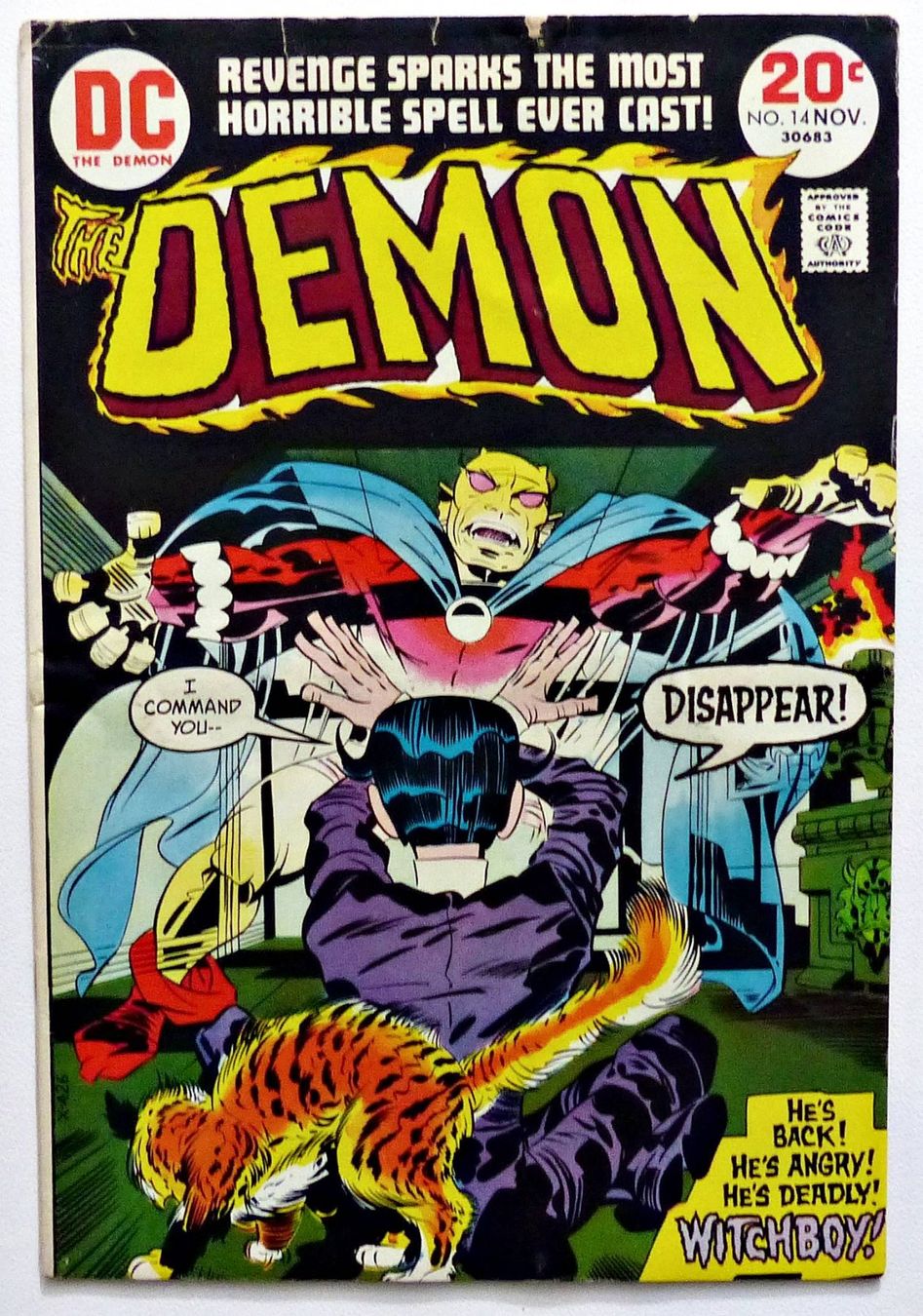 Fumetti: DEMON #14 VS. EVIL WITCHBOY ART BY JACK KIRBY DC 1973 – Usato da Lugano venduto da YouWantUS