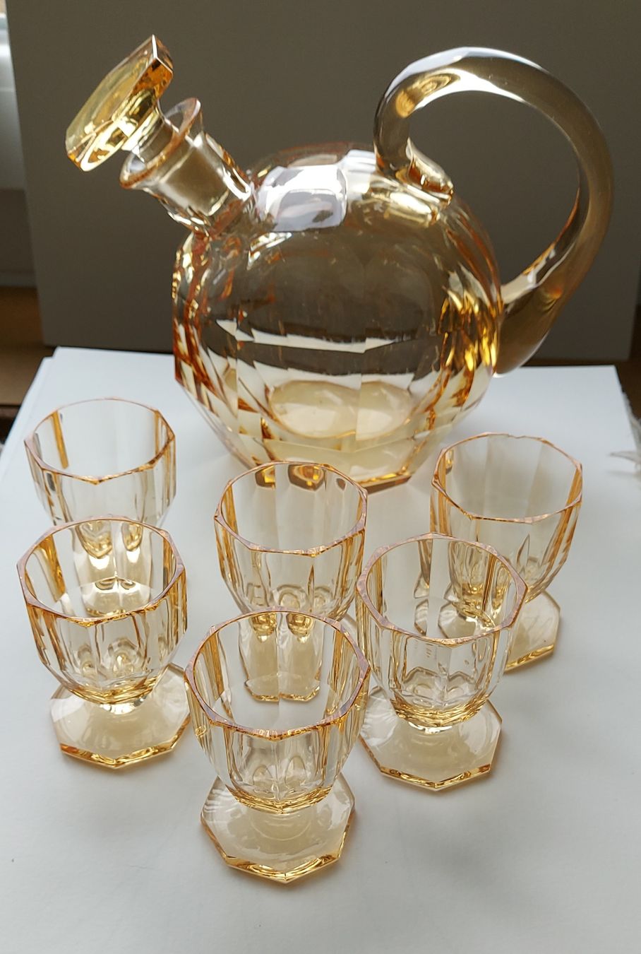 Set di piatti: Schönes, seltenes Art Deco Likörset – Usato da Allenwinden venduto da Jojoly
